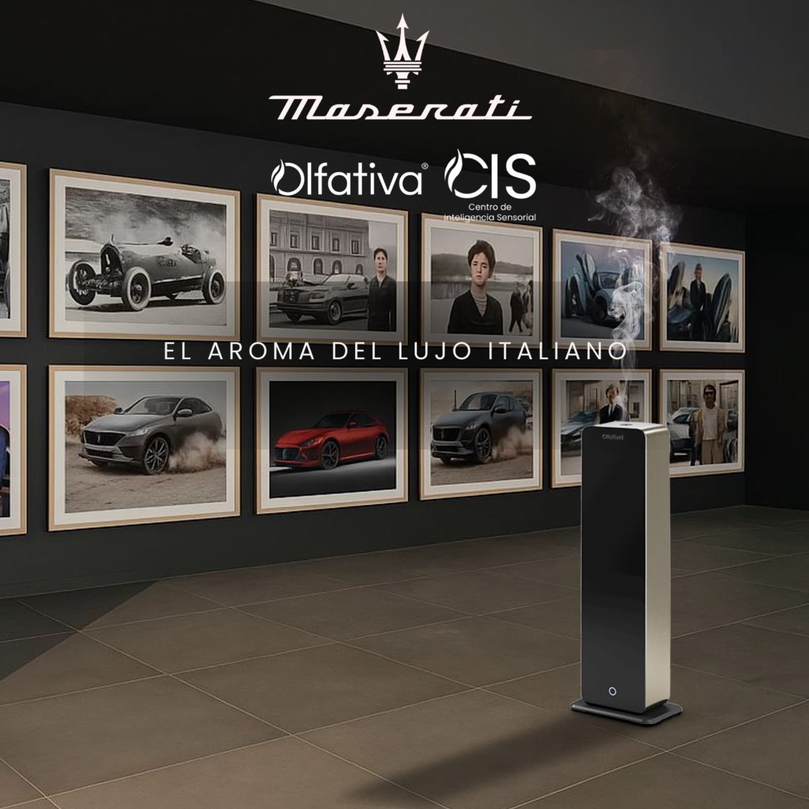 El aroma del lujo italiano Maserati Olfativa